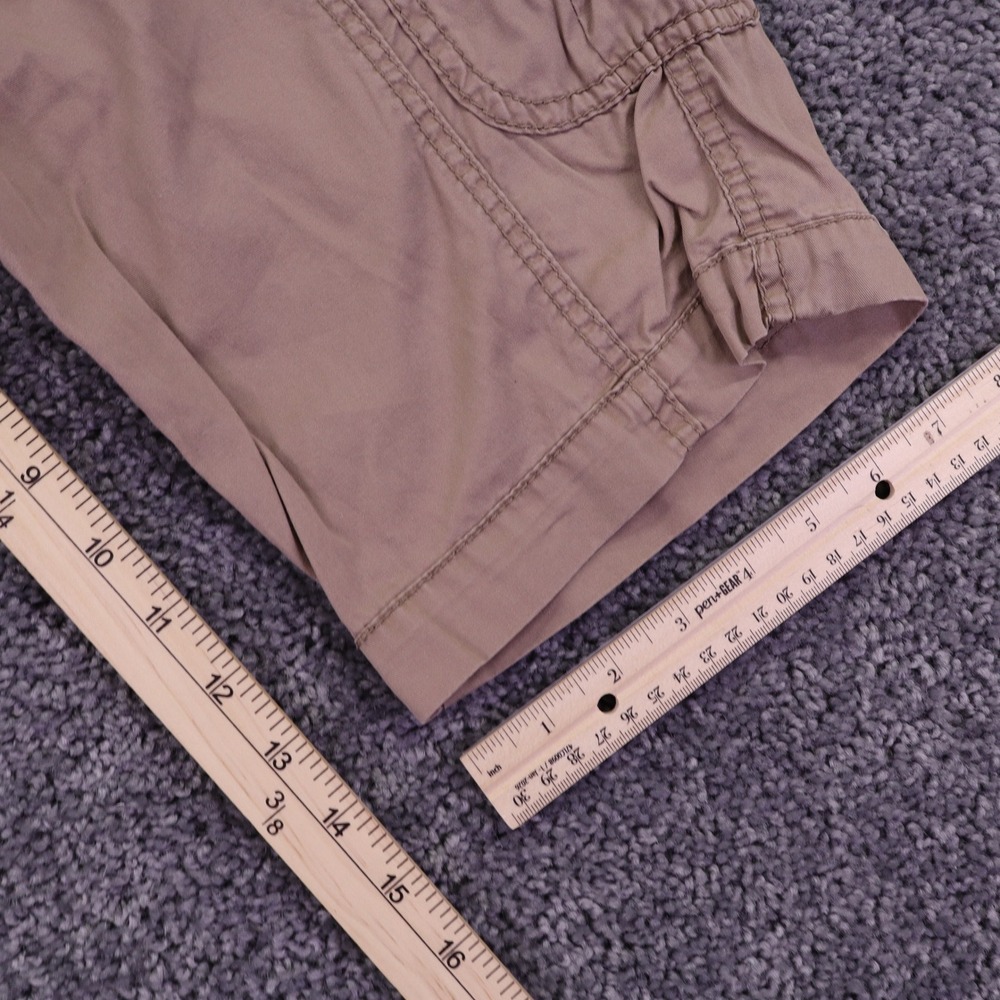 Unionbay Cargo Shorts Womens 5 Tan Khaki Cotton Pockets Casual Outdoor Hiking - Picture 7 of 7